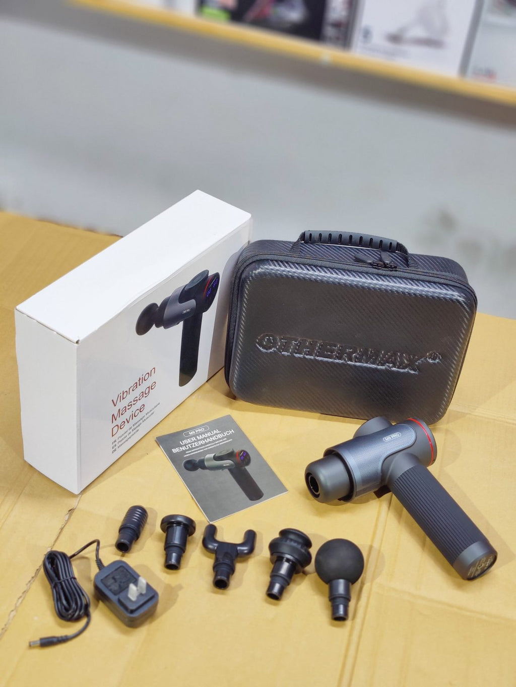 Massage Gun Muscle Massager Deep Tissue Percussion Therapy Gun for Athletes, Handheld Powerful Electric Body Massage Gun for Pain Relief - Cordless Super Quiet Brushless Motor - M9 Pro