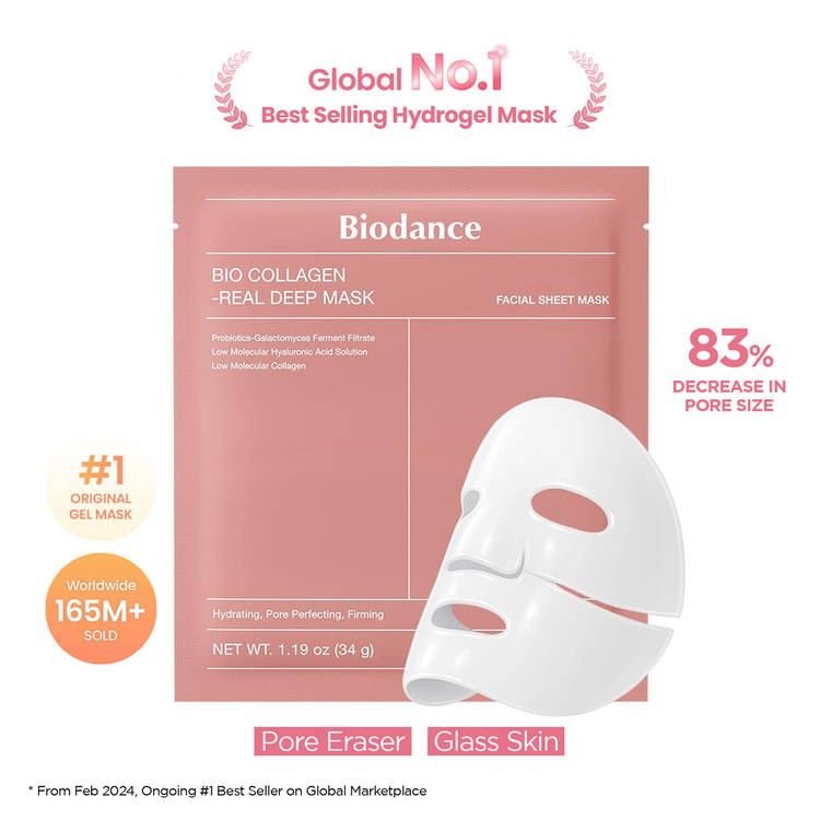 Bio-Collagen Real Deep Mask Pack of 4